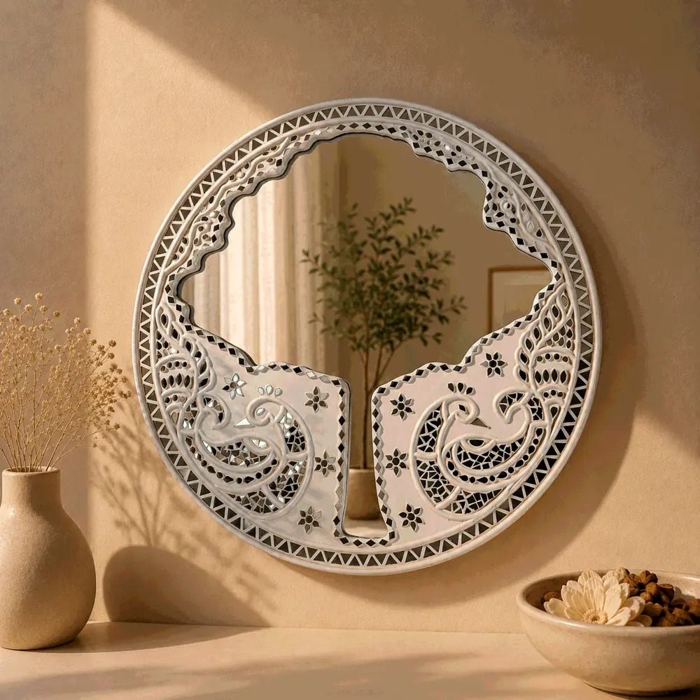 Tree of Life Mud & Mirror Wall Frame